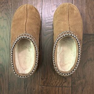 Cozy Tan Suede Tazmen Ugg slippers